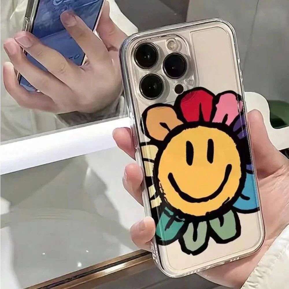 ⚠️Clearance iPhone 14 Pro/Pro Max Sun Flower Colorful Phone Case - Picture 6 of 6